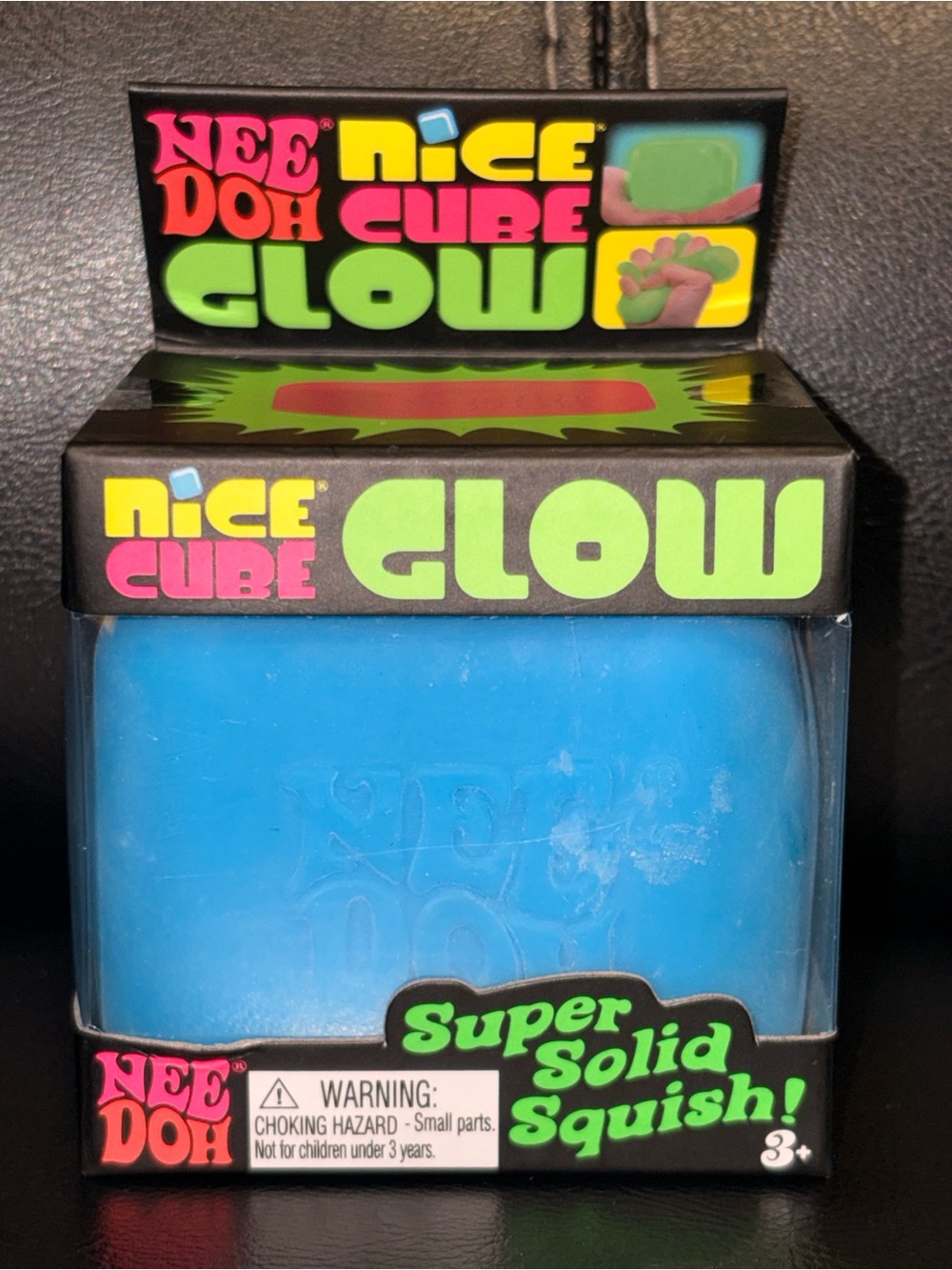 Nice Cube Glow Super Solid Squish - Blue